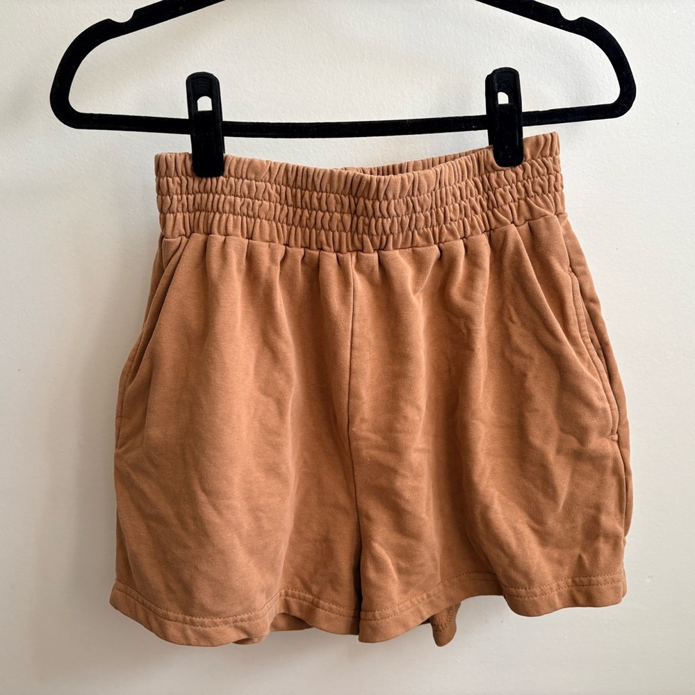 12 Tribe Women's Tan Comfy Shorts